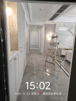 【武汉山水人家装饰】黄陂全景外滩竣工验收