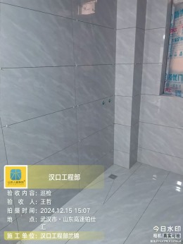 三阳广场泥木验收
