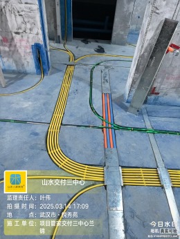 山水人家装饰-星河2049水电工地