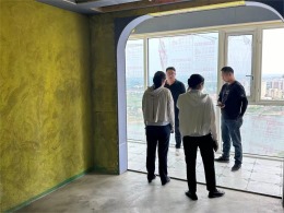 【武汉装修小邓】全景外滩125㎡现代风格16.2w在建工地