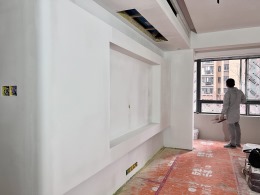 【武汉装修小邓】纽宾凯国际社区锦城94㎡现代风格12.2w在建工地