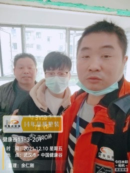 【拜斯达装饰】中国健康谷泥木验收
