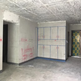 【山水人家装饰】招商公园1872怡府 112平 北欧日式风格，在建工地