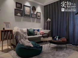 【山水人家装饰】东湖城80平两室两厅装修在建工地