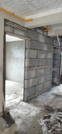 【山水人家装饰】江城雅居117泥工在建工地