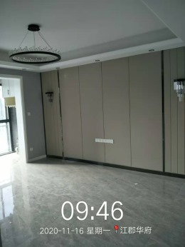 【山水人家装饰】江郡华府92现代完工工地