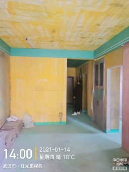 【山水人家装饰】红光鹏程苑工地施工中