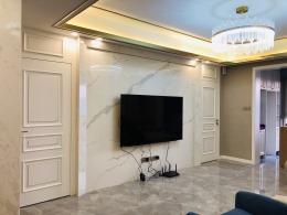 【山水人家装饰】中建大公馆125平轻奢风工地收尾
