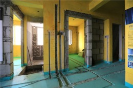 【山水人家装饰】百瑞景90平工地施工中