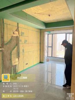【山水人家装饰】龙湖春江丽城118平施工中