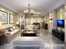 【合建装饰】水晶郦都 三室 6万
