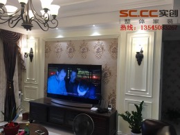 【武汉实创装饰】水岸国际时代上城三居室115平简美风格全包完工图