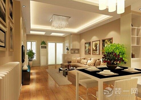 现代简约风格客厅装修设计效果图