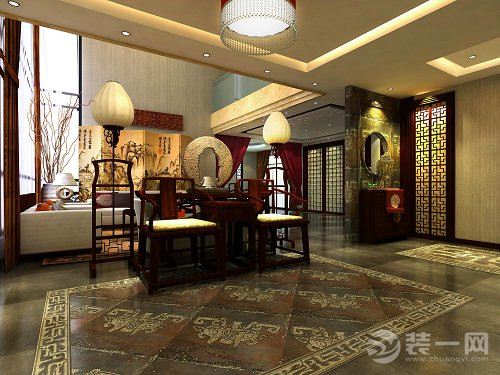 中式风格装修样板间