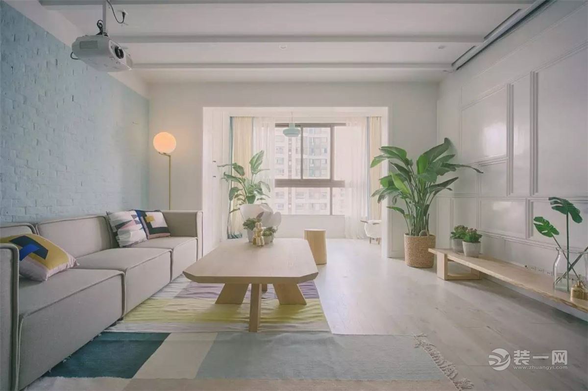 珠海装修公司荐符合80/90后年轻人的无电视客厅设计